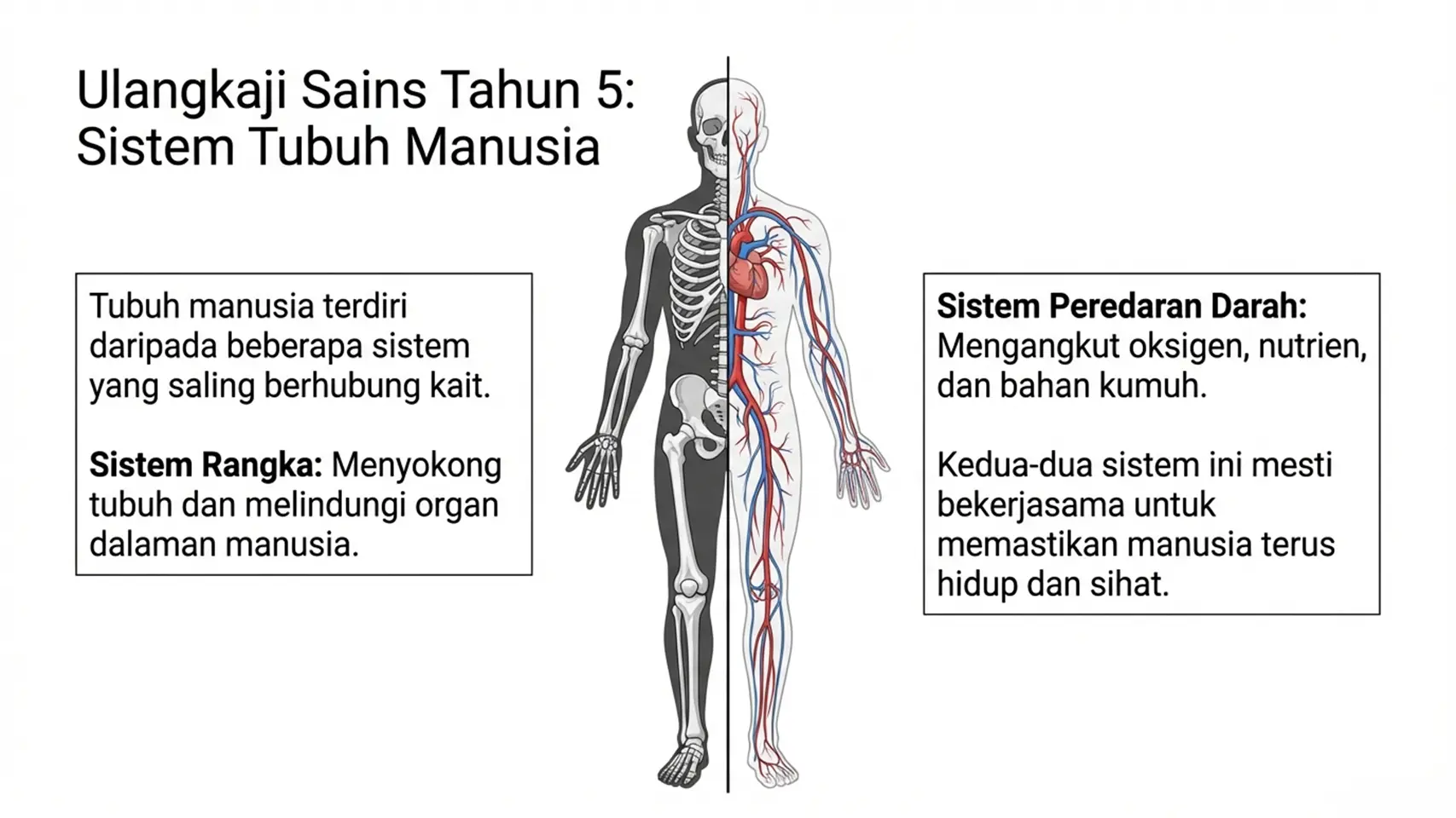 Nota Ulangkaji Sistem Manusia - Slide 1
